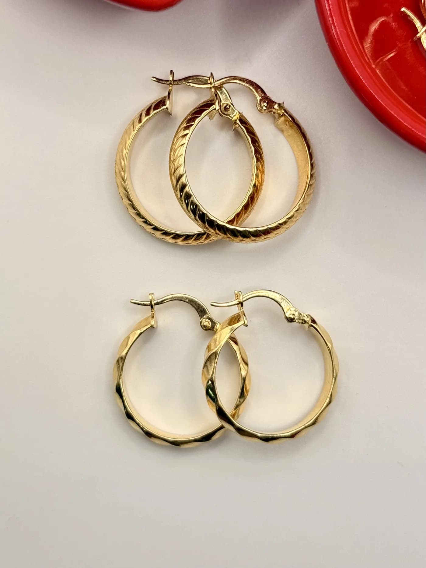 Aretes en oro 18K